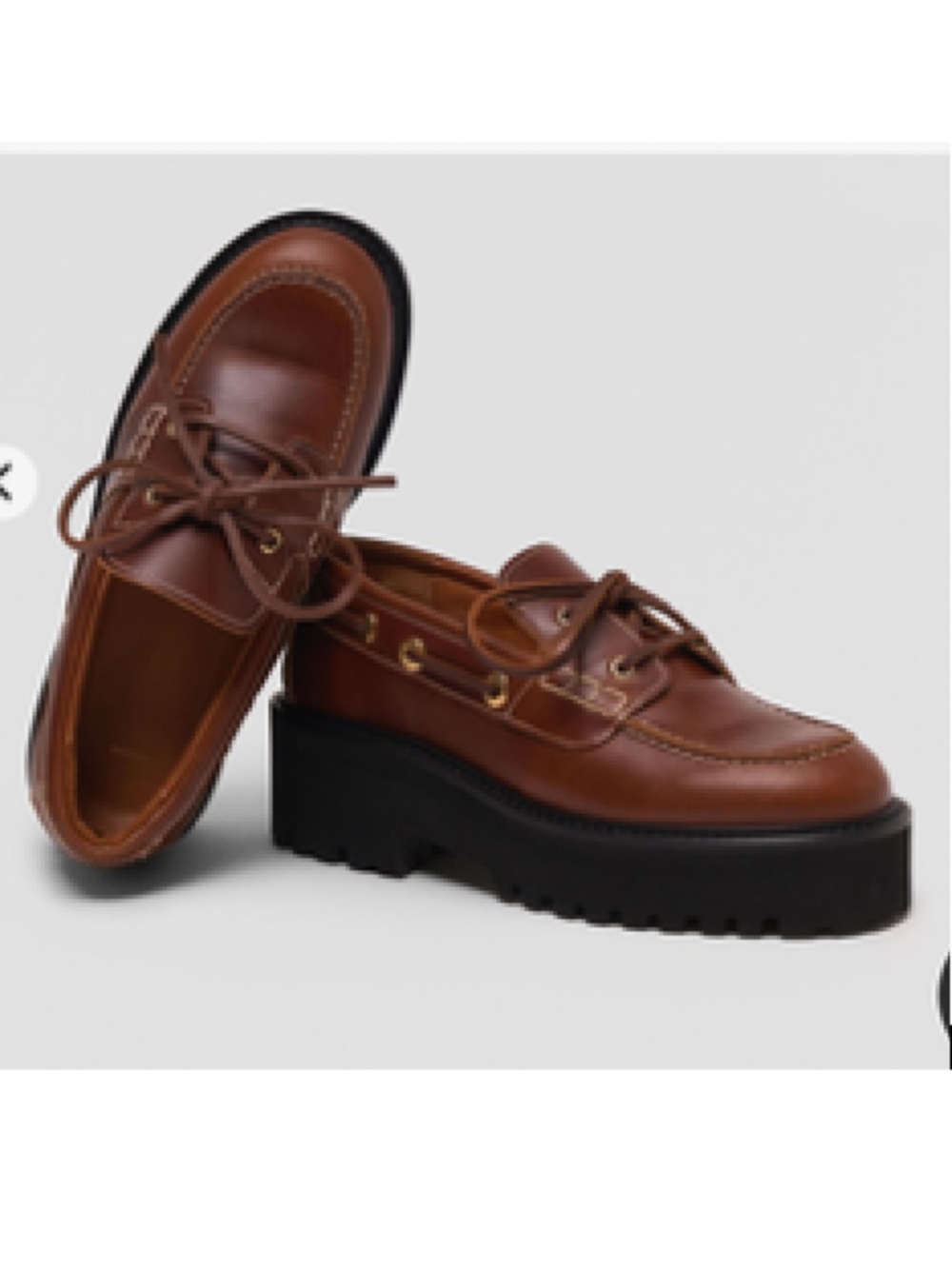 Maje Boat Shoes with Chunky Sole Size 40 EU / 10 US